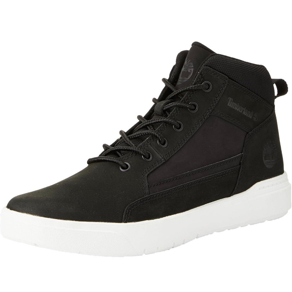 Timberland NWT size 10.5 Allston Mid Lace Sneaker black nubuck